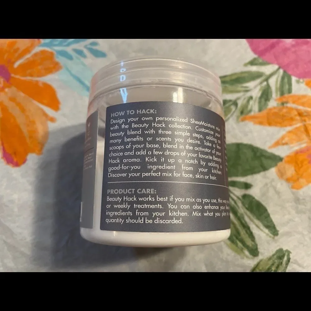 🛍Shea Moisture Beauty Hair Masque step1 Pure Base treatment